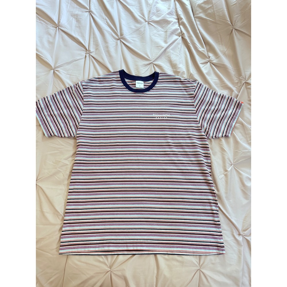 thisisneverthat Striped T-Shirt Mens XL Multi Color TN21STS035 Streetwear Tee